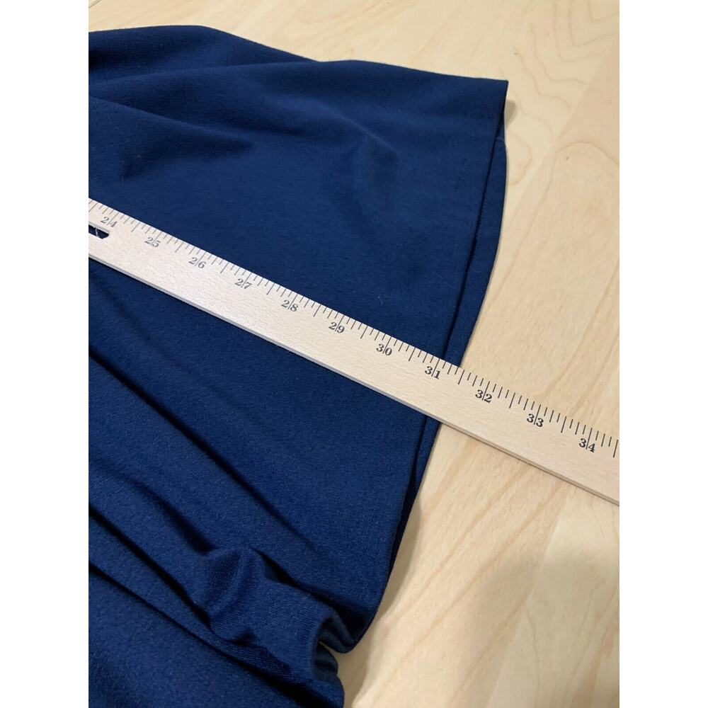 AQUA Navy Blue Sleeveless V-Neck A-Line Dress - Picture 5 of 7